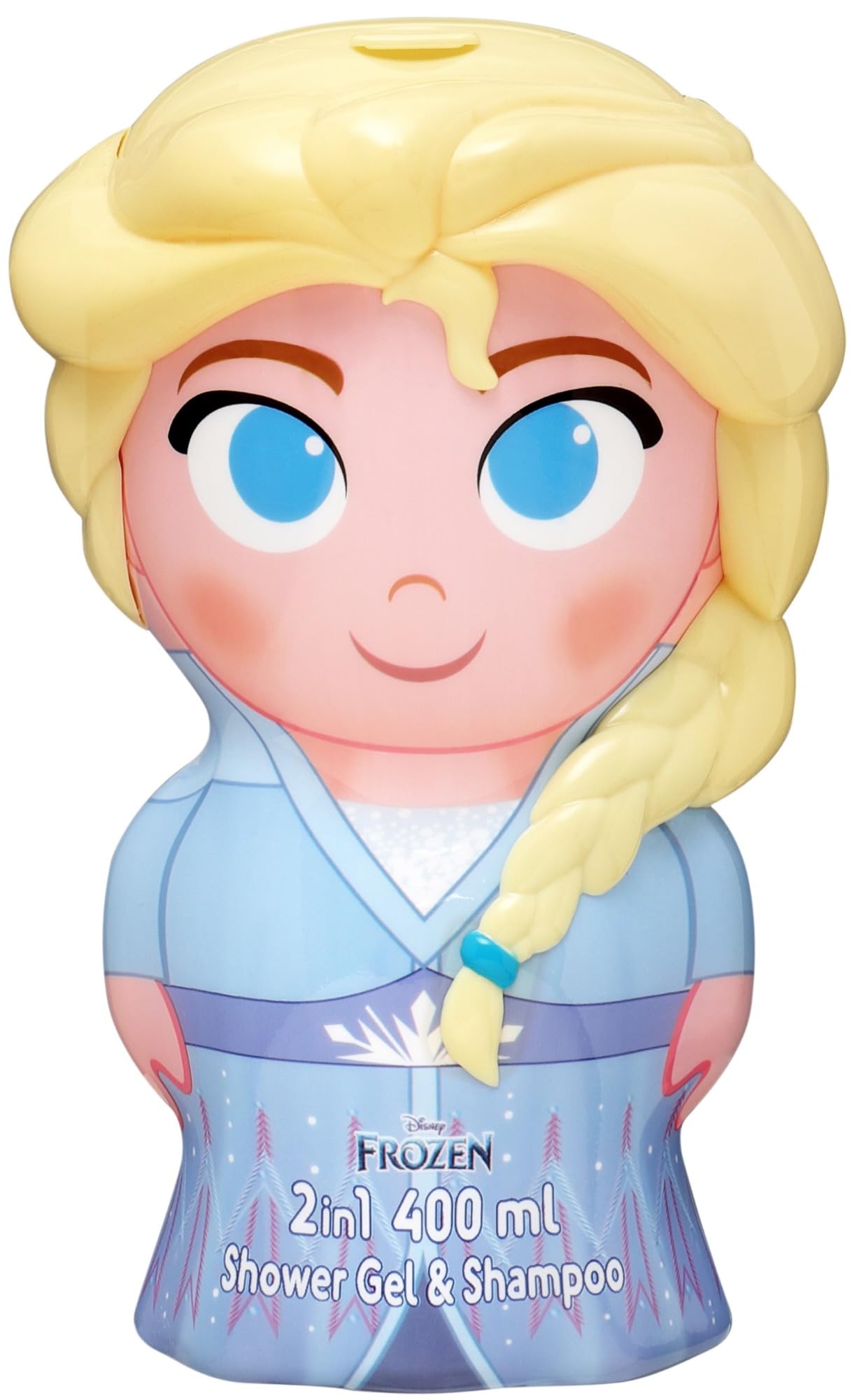 Disney Frozen 2-in-1 Kids Hair Shampoo & Body Wash – 400ml (2D) | Fruity Floral Scent | Vegan, Paraben-Free, Natural | Hydrating & Dermatologically Tested Head-to-Toe Wash for Children Ages 3+