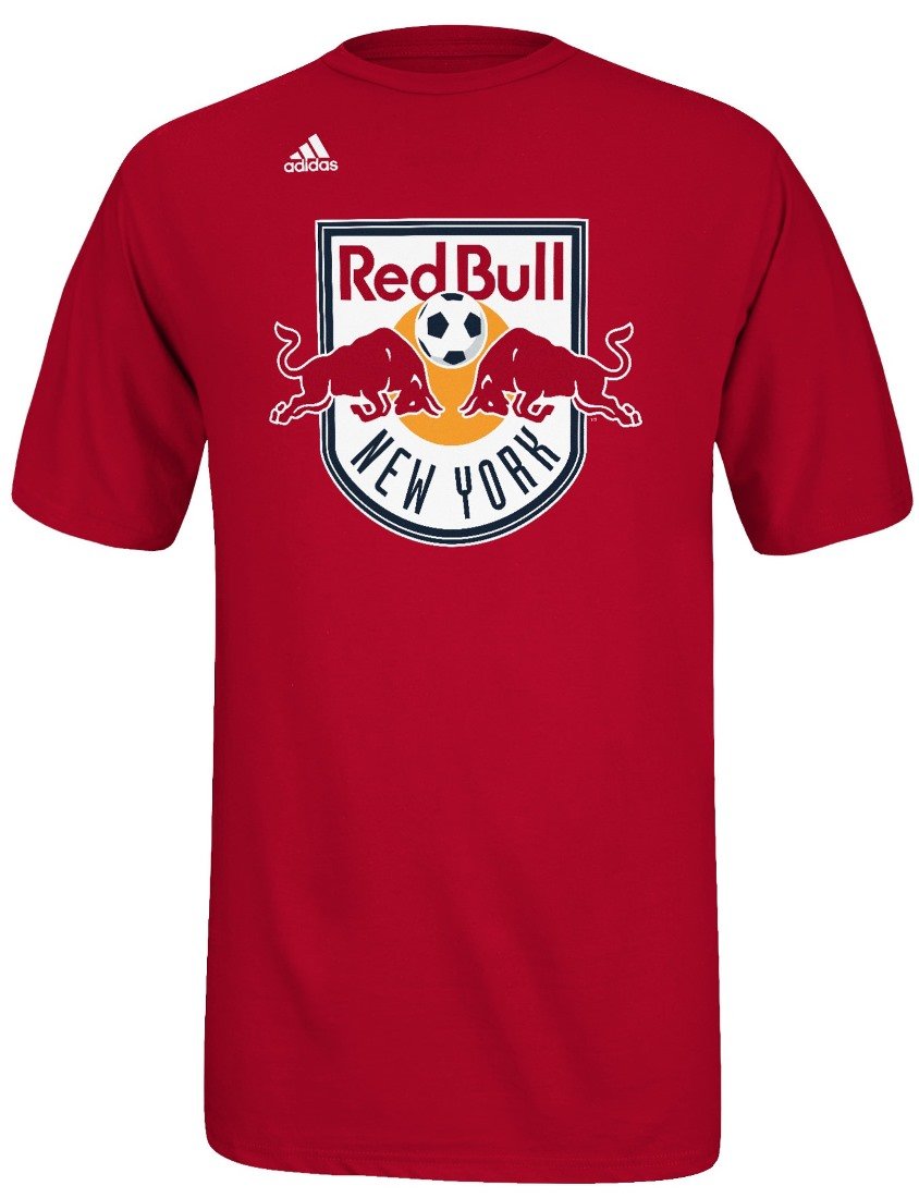 adidas New York Red Bulls MLS Primary Logo T-Shirt - Red