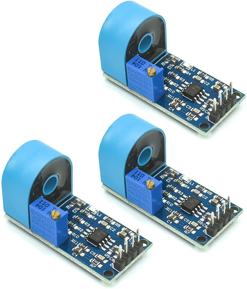HiLetgo 3pcs ZMCT103C 5A AC Current Sensor Current Transformer Module Single Phase Active Analog Signal Output with OP Amp