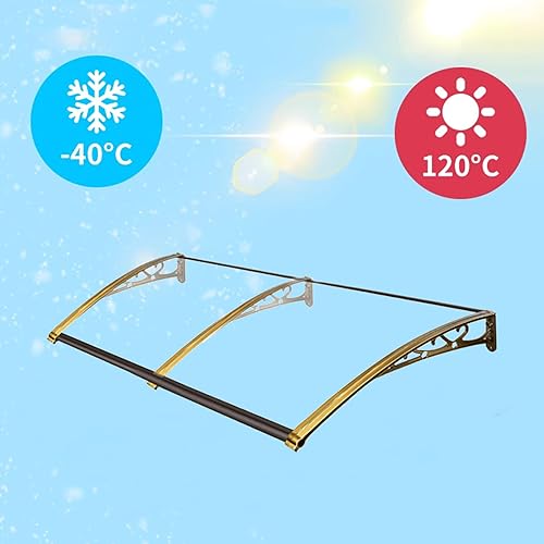 Miniatura 2 de Toldo para ventana o puerta delantera, puerta delantera al aire libre, patio, cubierta de policarbonato moderna, toldo de entrada, protección contra