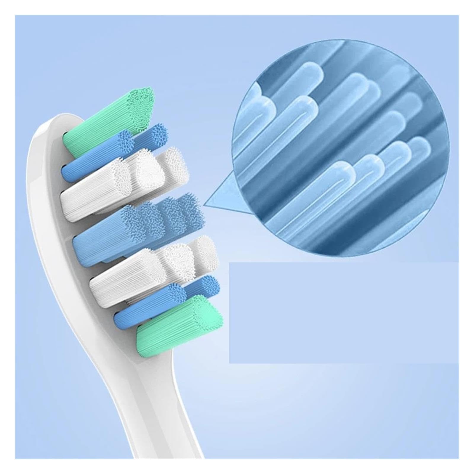 Generico 4/8/12/20PCS testine, compatibile con Philips, 1100 2100 4100 4300