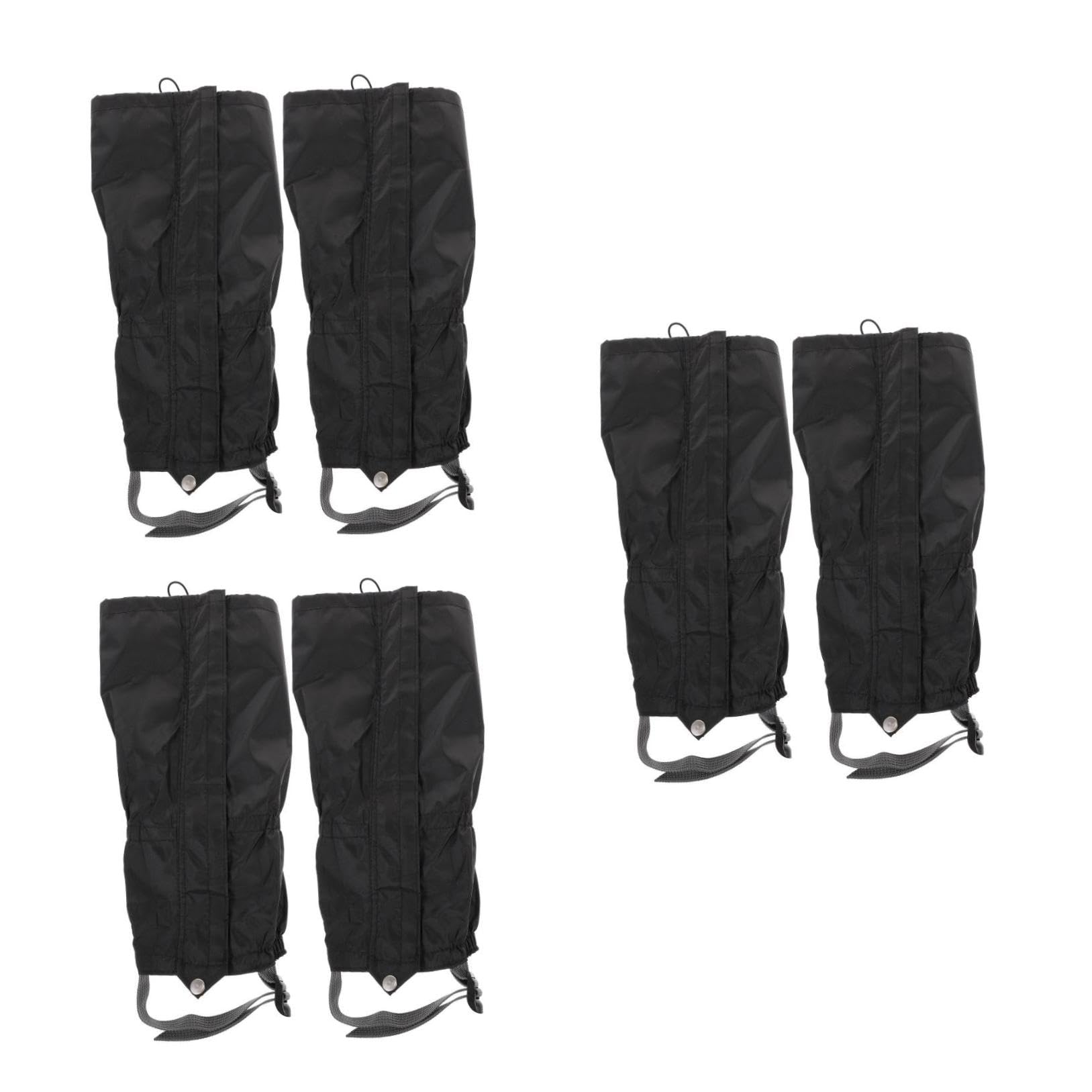 Toyvian Guêtres De Randonnée Imperméables Coupe Vent pour Activités Extérieures Protection Jambes Chaussures Eau Ajustables Légères