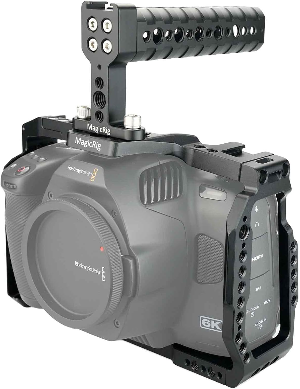 BMPCC 6K Pro Cage with Top Handle Only for Blackmagic Design Pocket Cinema Camera 6K Pro / 6K G2