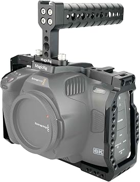 BMPCC 6K Pro Cage with Top Handle Only for Blackmagic Design Pocket Cinema Camera 6K Pro / 6K G2