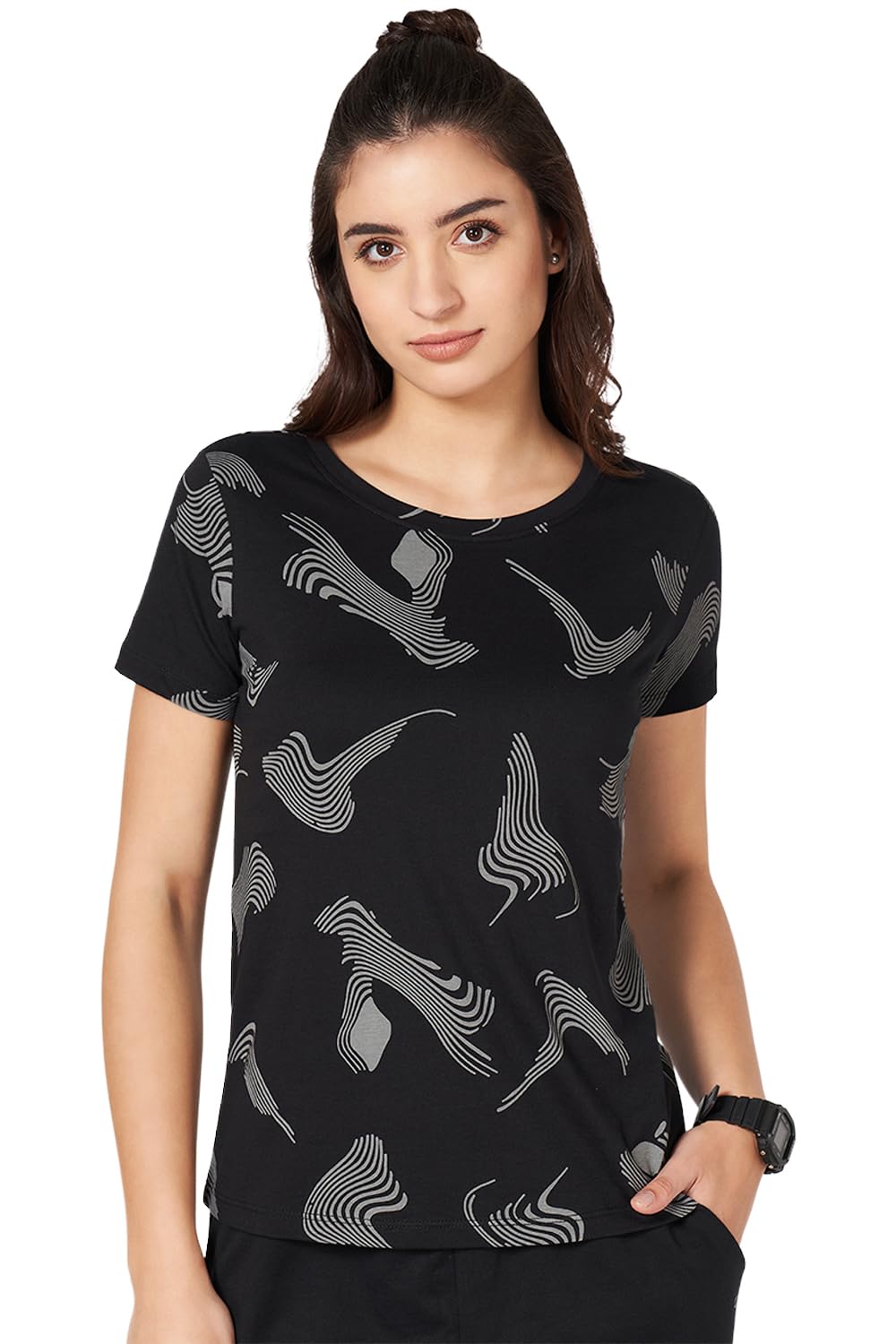ajile by pantaloons Women's Regular Fit T-Shirt-picture-27
