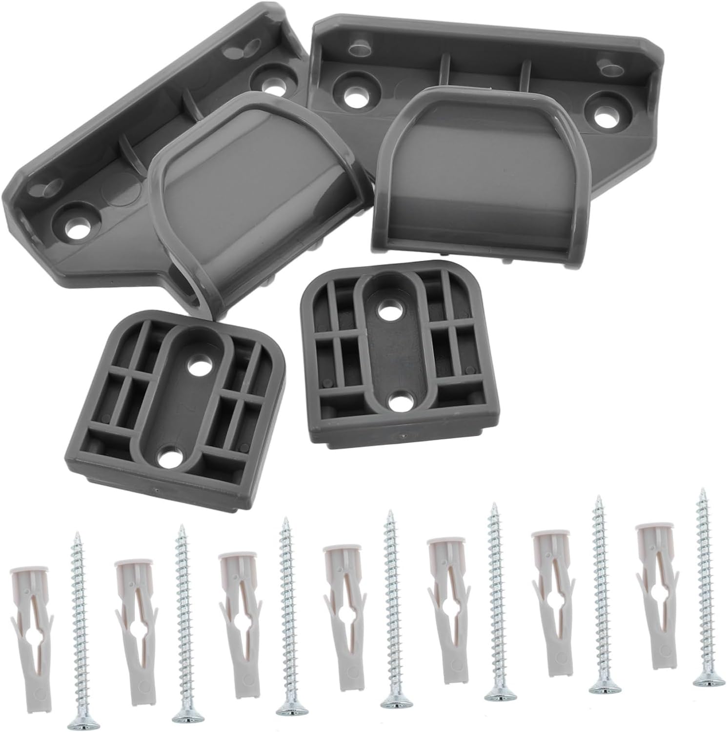 WEKAMOS Retractable Gate Replacement Hardware with Perforated Accessories Easy Installation Safety Gate Extensions for Staircases and Doorways Versatile Isolation Kit