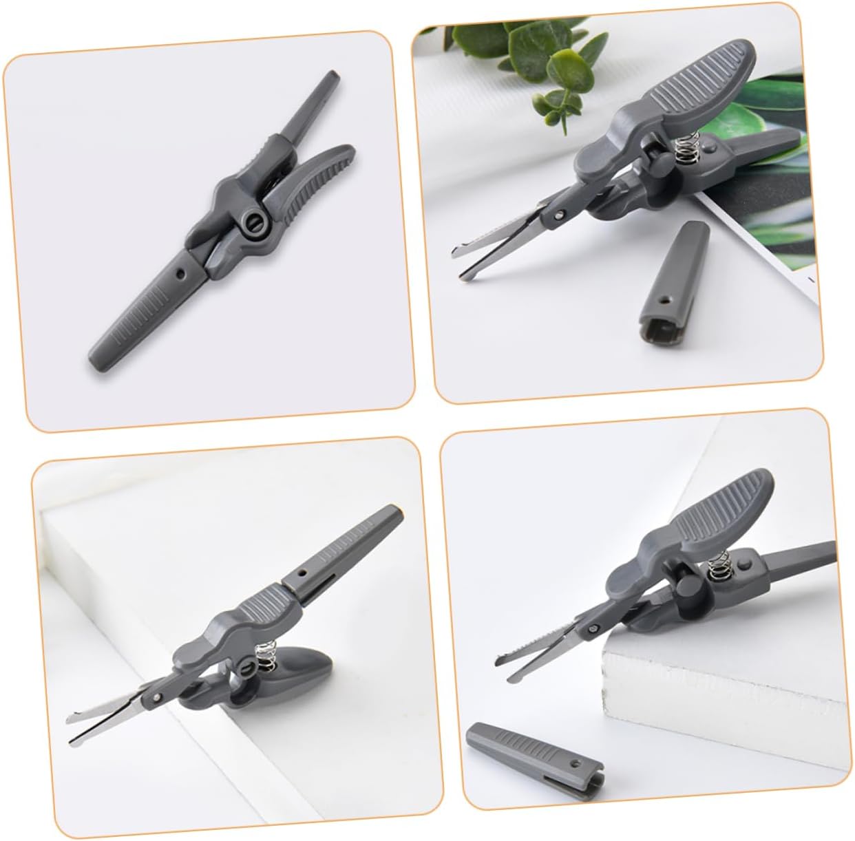 VICASKY Nose Hair and Eyebrow Trimmer Scissors Grooming Tool for Facial Hair Beard and Eyelash Precision Trimming Convenient and Easy to Clean Scissor for Men and Women