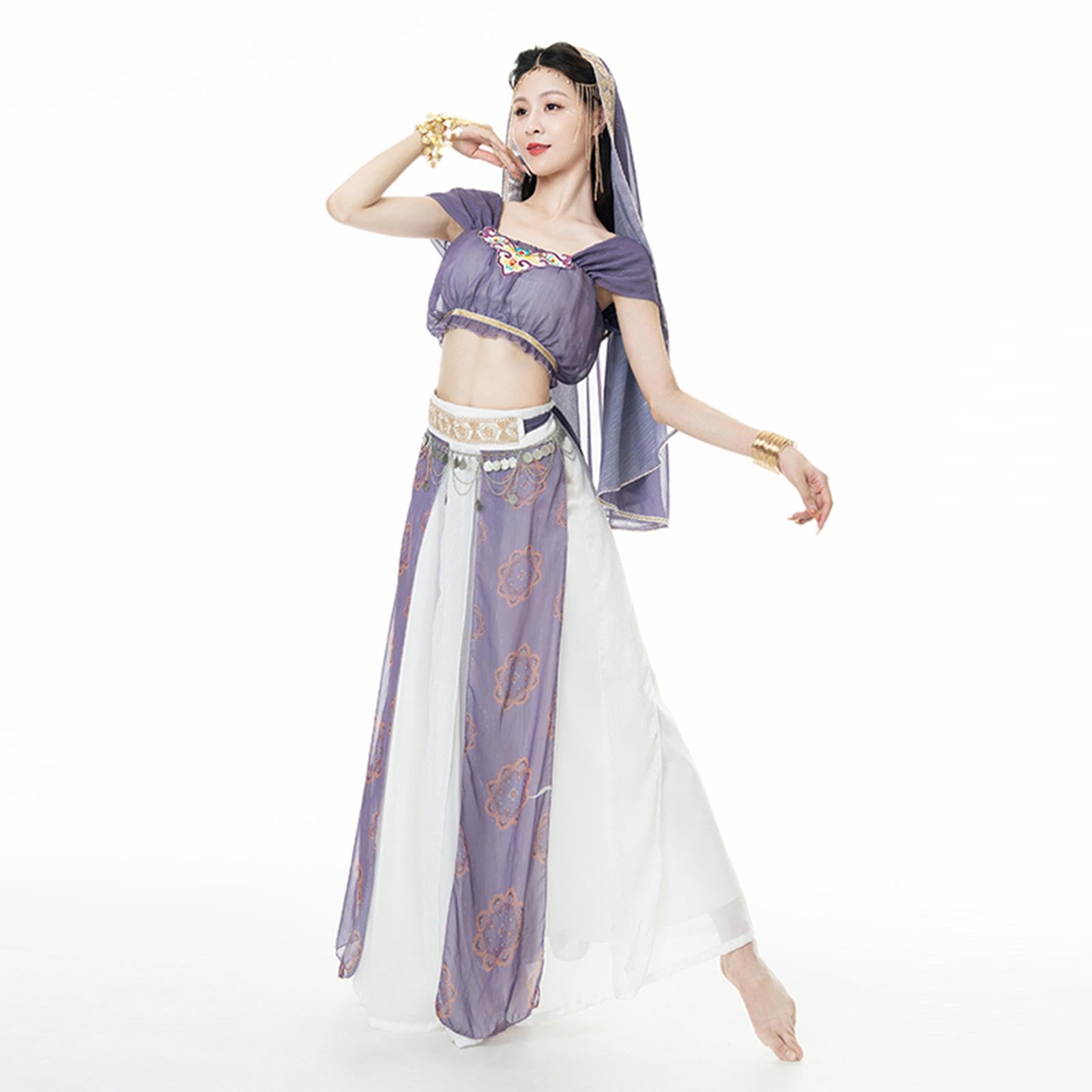 Buy CALANDIS® Belly Dance Outfits Fancy Belly Dance Costume Set