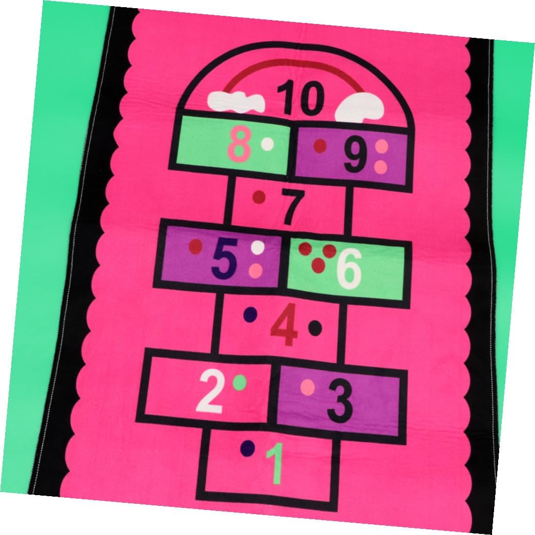 Garneck Girl Heart Mat Play Room Pink Area Rug Boys and Girls Play Rug Indoor Carpet Mat