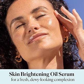 Sky Organics Bright Glow Face Serum, Vitamin C Serum, Rejuvenate Dull Skin, Hydrating, Promotes Brighter-looking Complexion, Skin Care with Vitamin E, Organic Jojoba Oil & Rosehip Oil, 1 fl oz w ebook