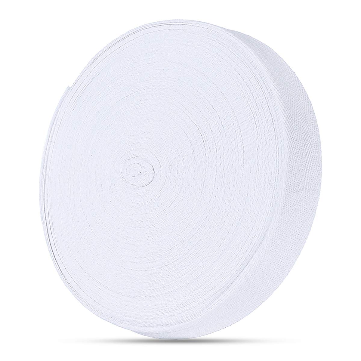 BENECREAT Nastro da Cucito Elastico Spesso Monocolore, Nastro da Cucito