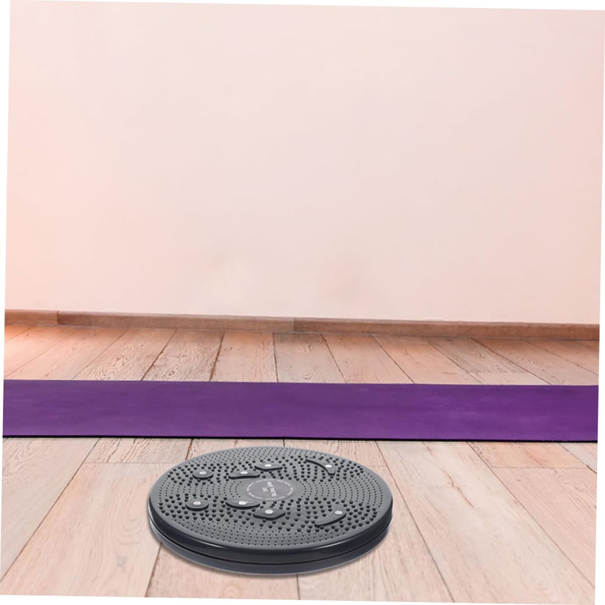 2pcs Compact Waist Twist Disc for Home Workouts Indoor Fitness Twisting Boards for Core Strength Posture Improvement Portable Balance Training Equipment