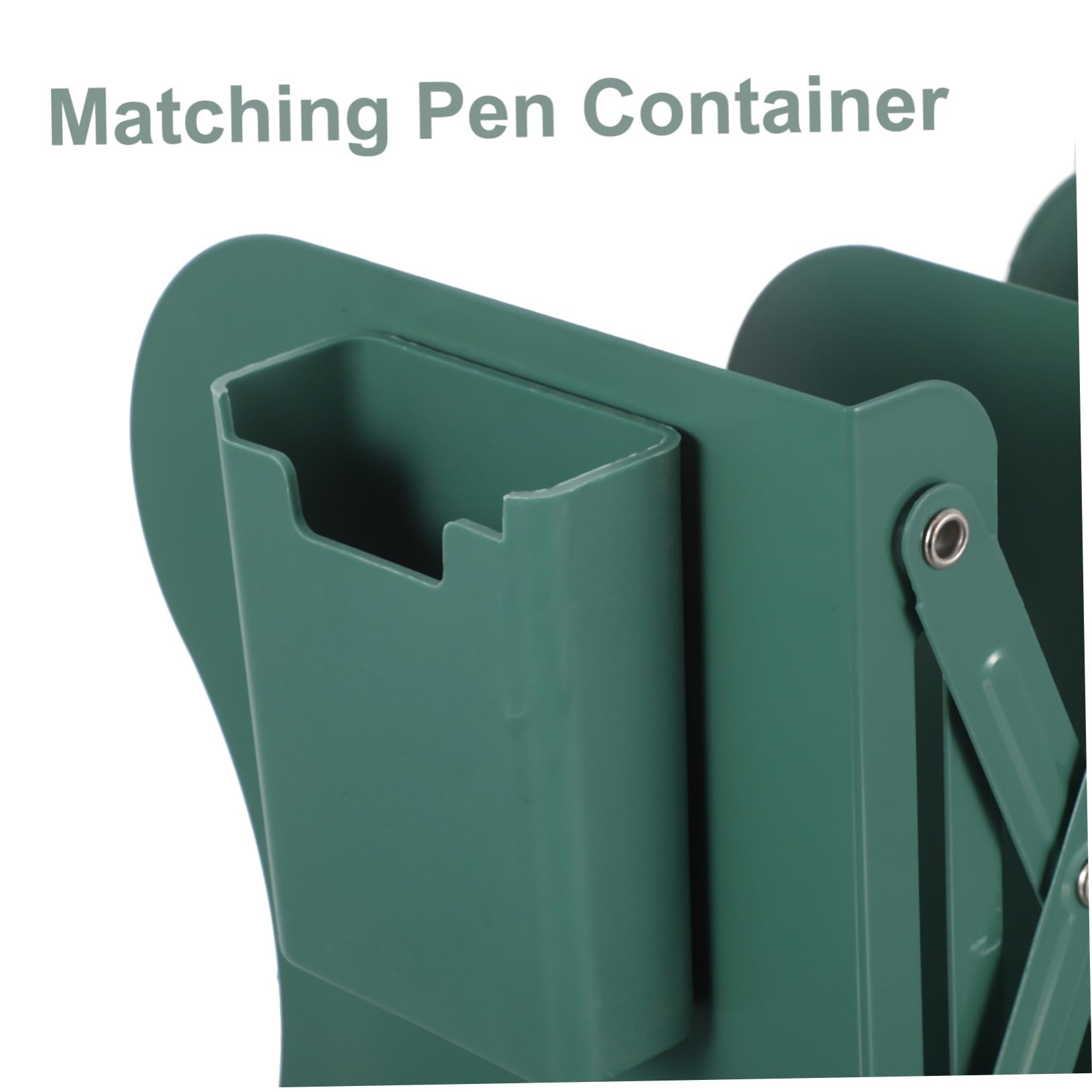 DOITOOL Portapanni in Metallo Regolabile Con Portapenne Antiscivolo Organizer Per Libri Da Scrivania Per Ufficio Aula Biblioteca