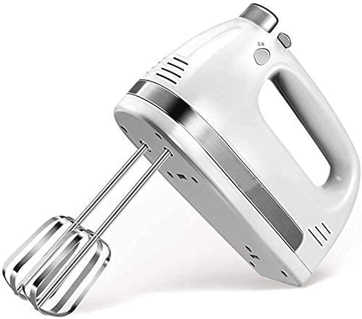 YOUOOK 5 Speed 350-Watt Electric Hand Mixer Whisk and Milkshake Attachment for Whipping Mixing Cookies Cakes Dough Batters