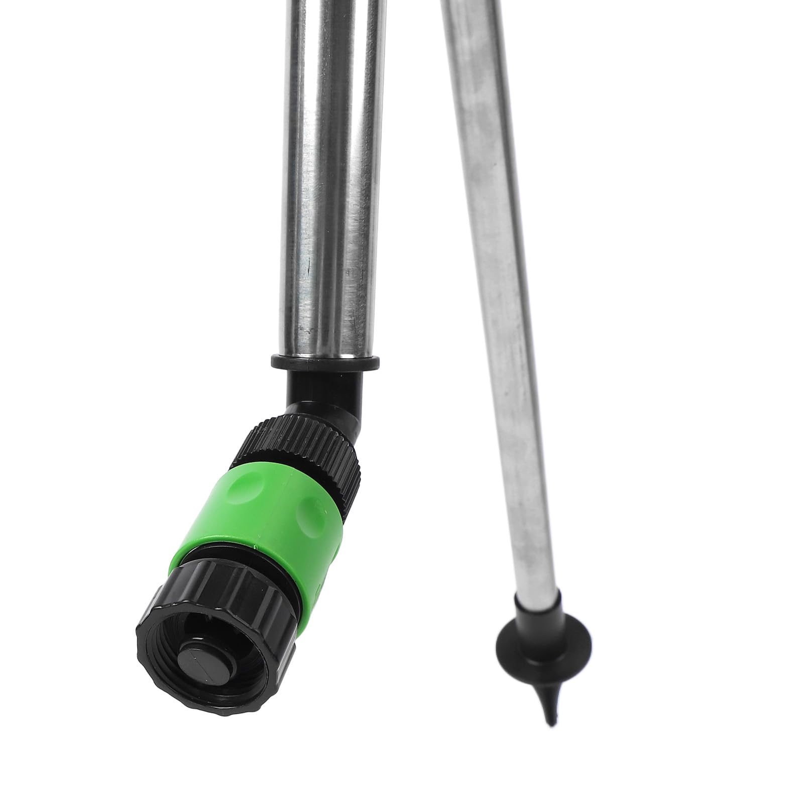 Trípode de aspersor variable, cabezal de riego automático giratorio de 360 grados para riego eficiente de jardín y césped, con diseño elevador y accesorios