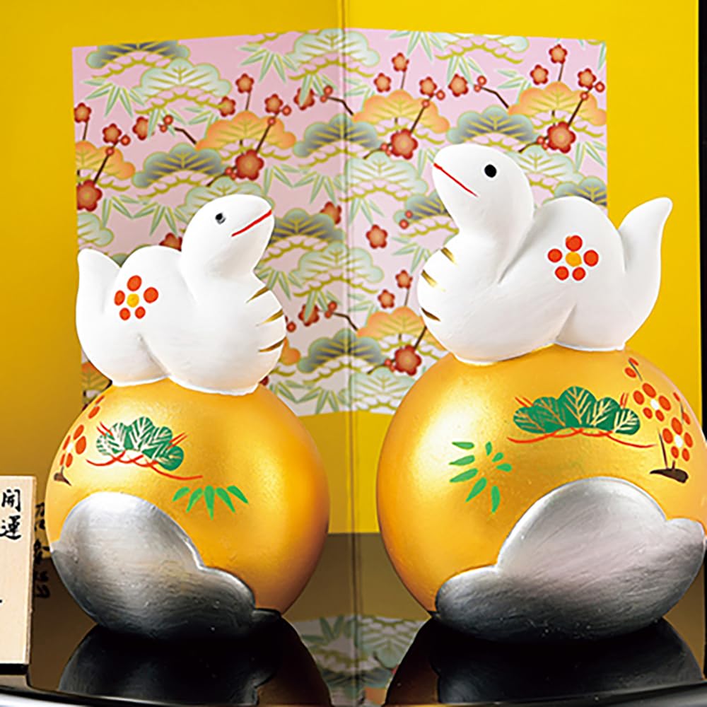 平成元年 巳年 加藤五山 作 干支 御所車 平成元年巳年加藤五山作干支御所車