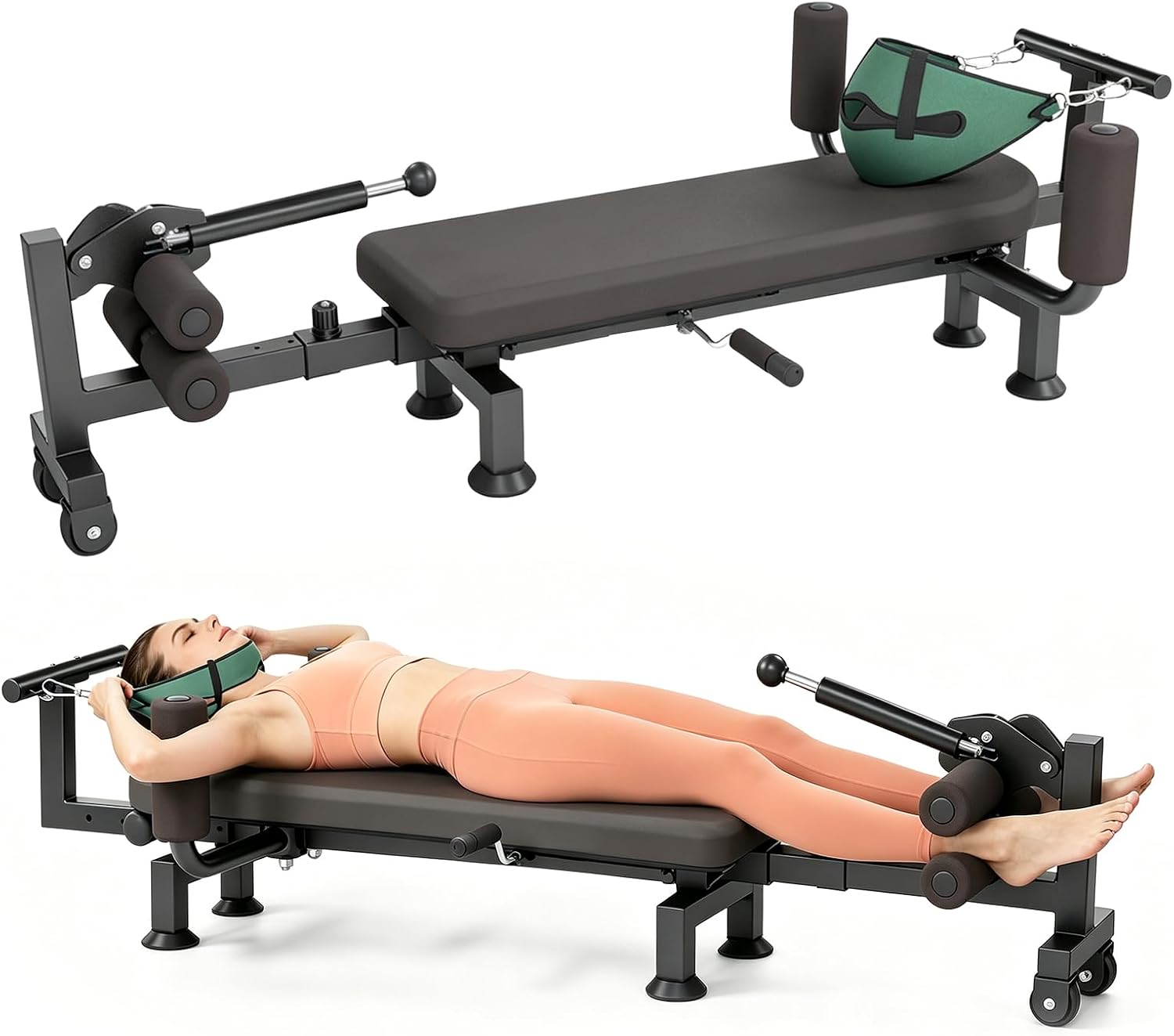Suttqke Full Body Traction & Massage Bed