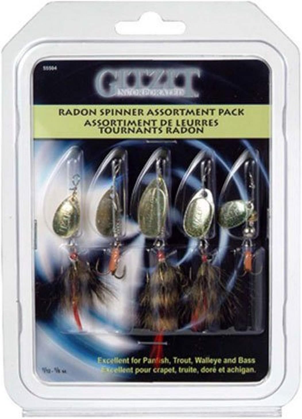 Maurice Sporting Goods 55504 5PK SM Radon Spinner