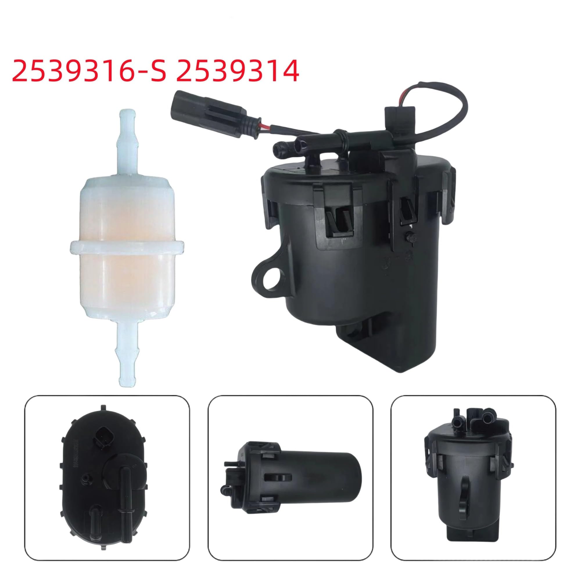 Pompe Carburante Pompa Dell'olio Per Kohler Per ECH Per ECV 2539314 Con Cavo Ricambio Per Interfaccia Doppia Modulo Pompa Carburante Carburatore Kit Filtro Rubinetto Benzina