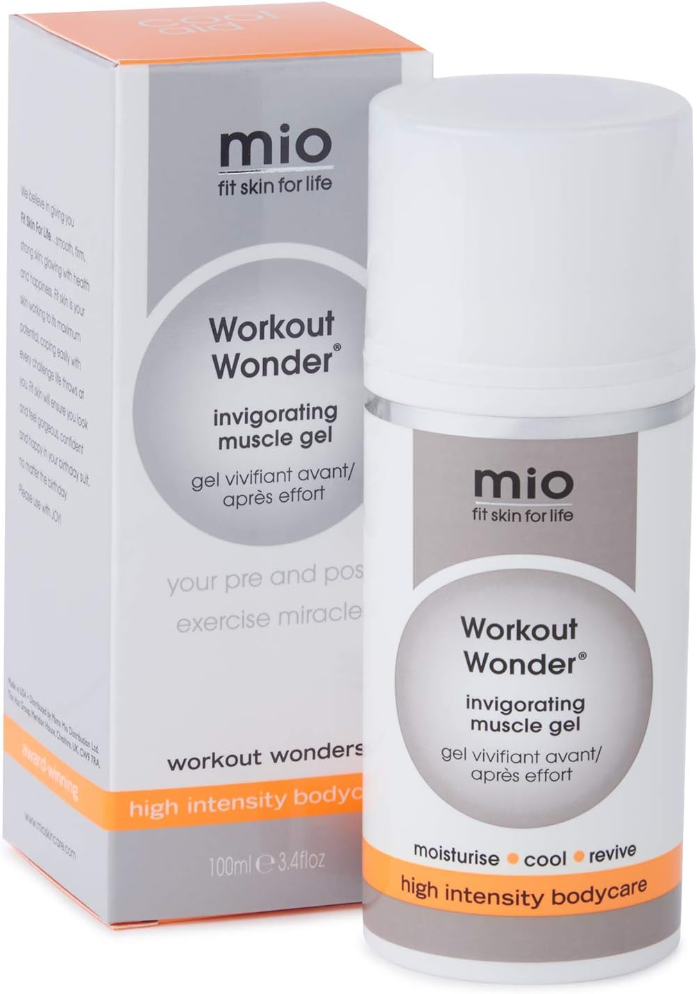 Mio Skincare Workout Wonder Invigorating Muscle Motivating Gel, 100ml