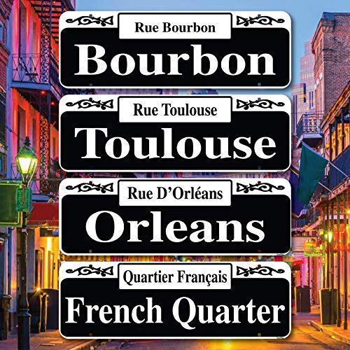 New Orleans French Quarter Street Signs - Home of Mardi Gras
