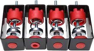Yuelianart 4Pack Ceiling Spring Vibration Isolator Hangers,Ceiling Vibration Damping Mounts,Each Spring Carry 110lbs. (4)