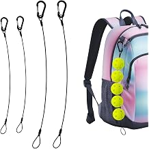 4 PCS Pickle-Line Pickleball Ball Holder Portable Pickleball Accessory Storage Clip for Bag, Travel & Outdoor Sports, Organized Carrying System for Pickleball Players