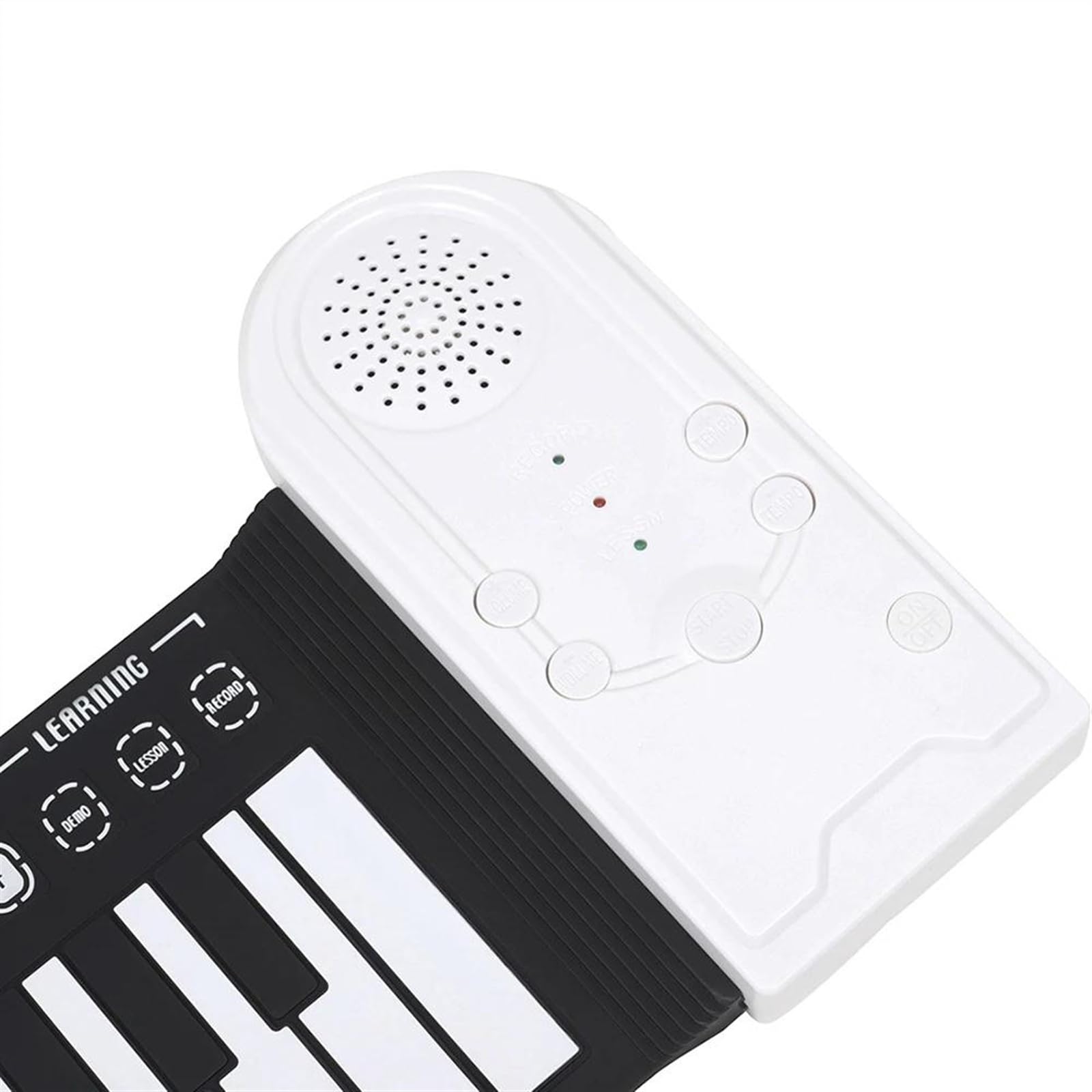 49 Klawiszy Składane Pianino Elektroniczne Instrument Klawiszowy Ręcznie Zwijane Pianino Wbudowany Głośnik Przenośne Keyboardy Pianino