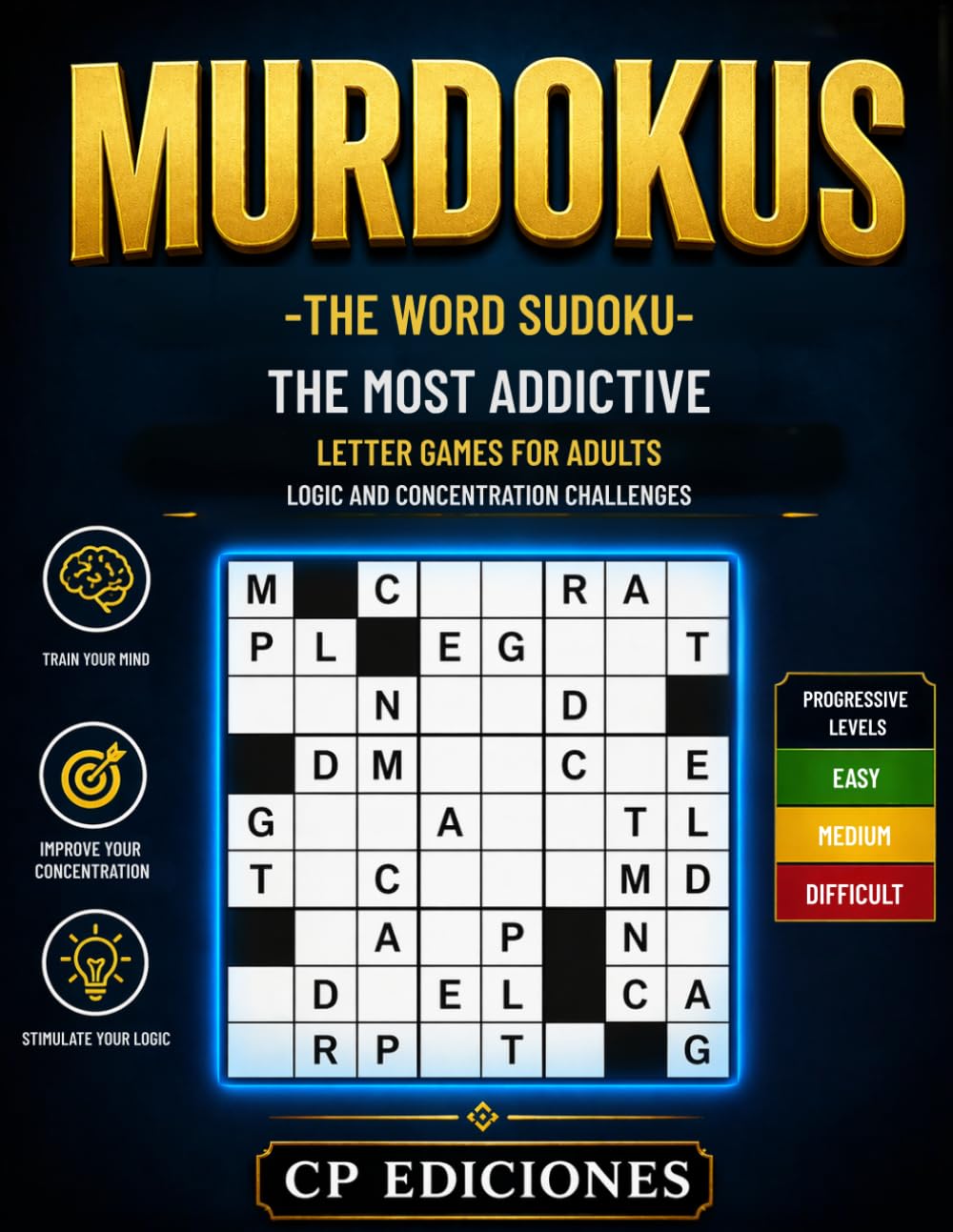 Murdokus: The Most Addictive Word Sudoku — Letter Games for Adults | Logic and Concentration Challenges