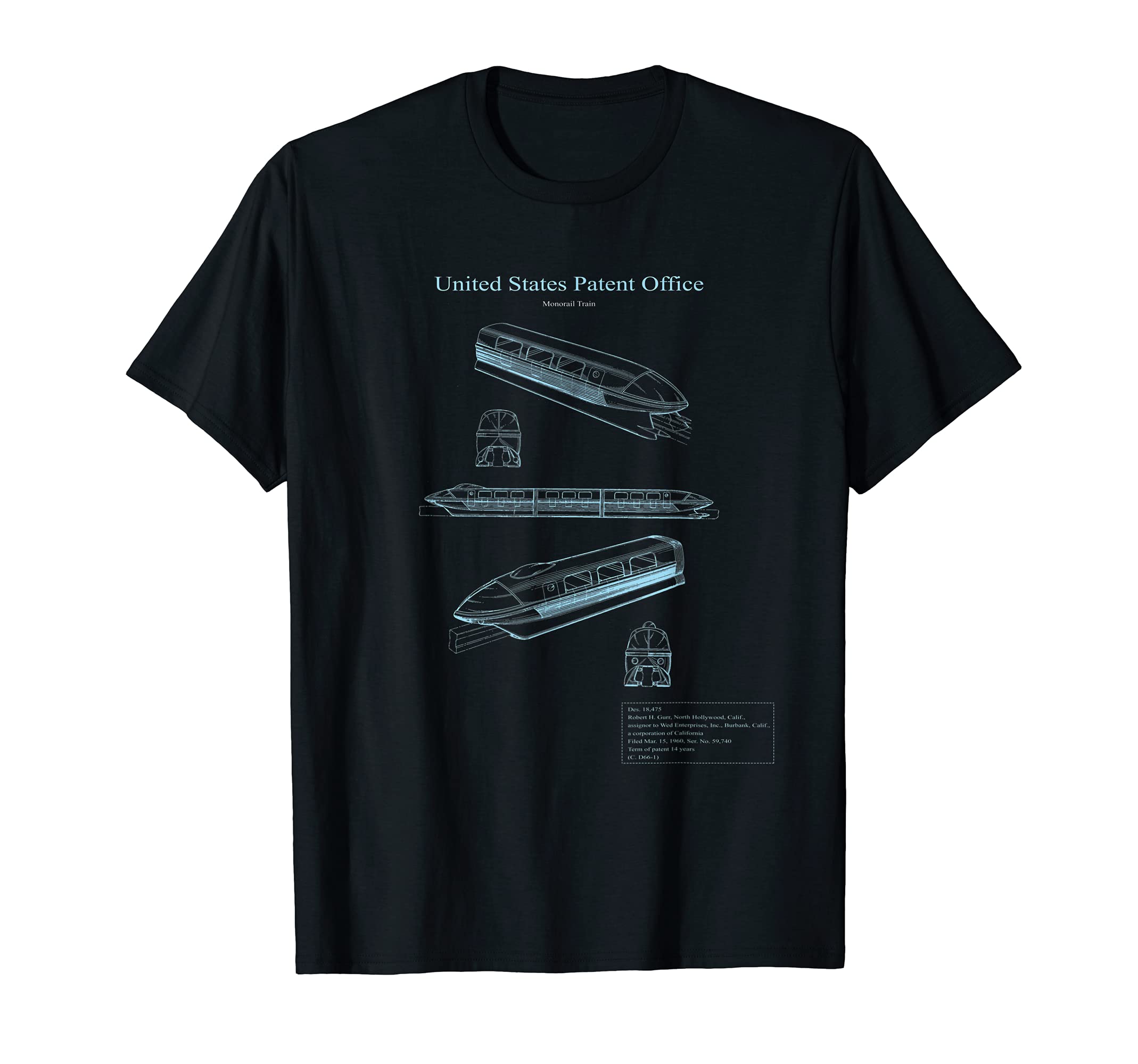 MonoShirtMonorail Blueprint Tee T-Shirt