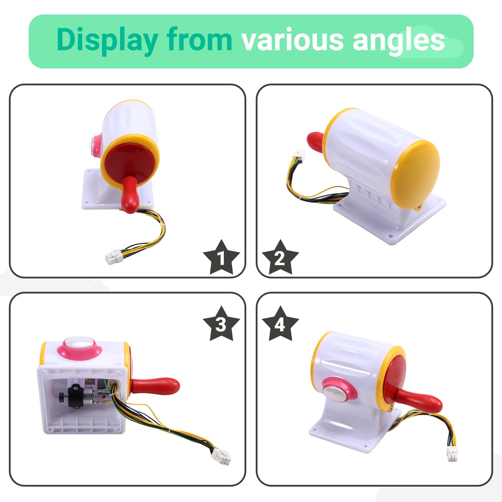 Mappa 5 in 1 con Manico Joystick a manovella per Video di Pesca e Caccia.