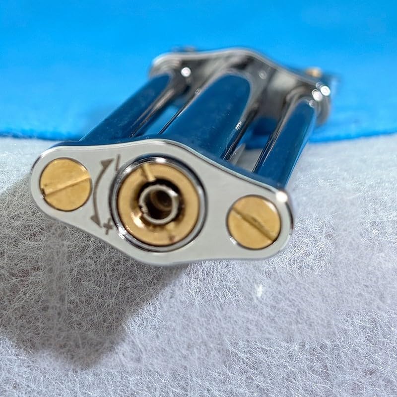 Image of Smoke King Triple Column Stick Lighter | Vintage Mechanical Chrome Lighter | Refillable | Premium Long Body Design | Gift for Men & Collectors