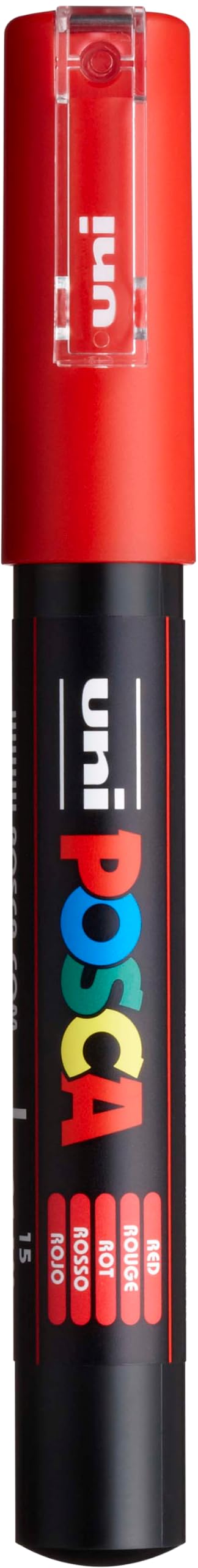 Posca Marker 1M in Red, Posca Pens for Art Supplies, School Supplies, Rock Art, Fabric Paint, Fabric Markers, Paint Pen, Art Markers, Posca Paint Markers