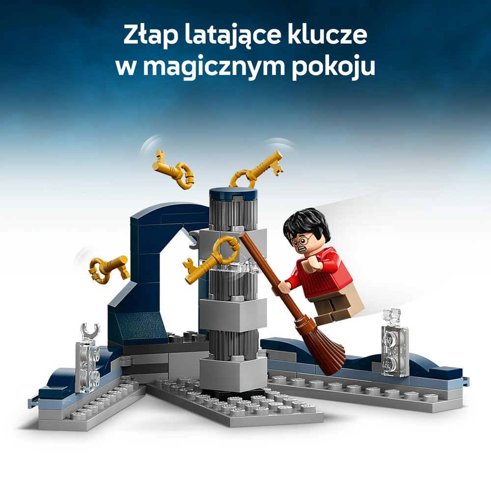 LEGO Harry Potter Zamek Hogwart: Główna wieża 76454 | Kolekcja modułowa, model zamku z figurkami, prezent dla fana Harry’ego Pottera 10+, zestaw klocków dla dzieci, 2135 elementów