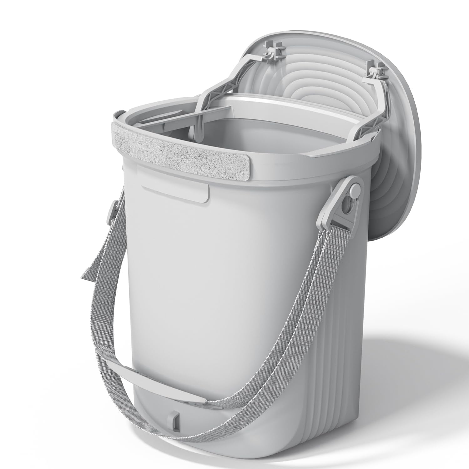 Garoopion Wasserdichter Silikon-Auto-Mülleimer, 7,2 l weicher Hänge-Abfalleimer mit Deckel, leicht zu reinigen, geeignet für Pkw, SUVs, MPVs und Lkw