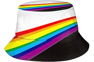 Rainbow Fedora: Bucket Hat Fishing Summer