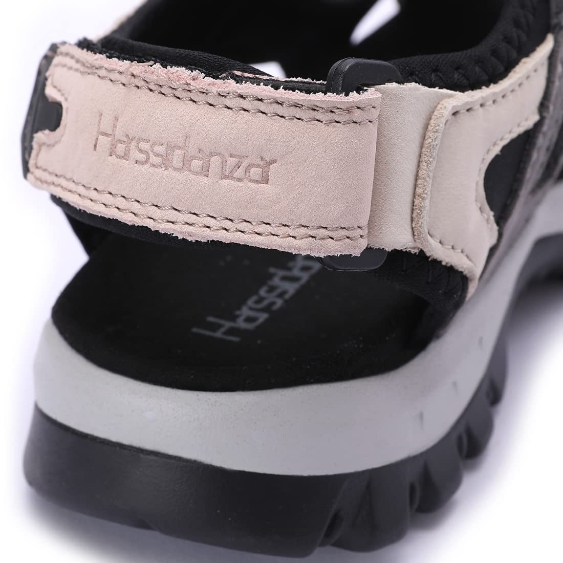 Harssidanzar SL256UK Sandales de randonnée en cuir à sangle réglable pour femme Sandales de sport de plein air Marche