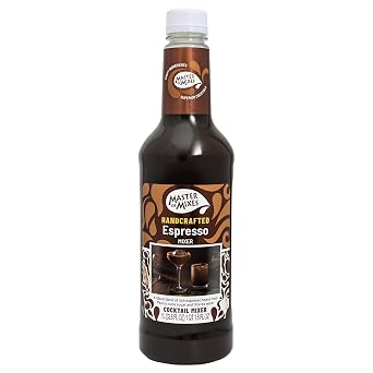 Master of Mixes Espresso Drink Mix, Ready to Use, 1 Liter Bottle 33.8 Fl Oz