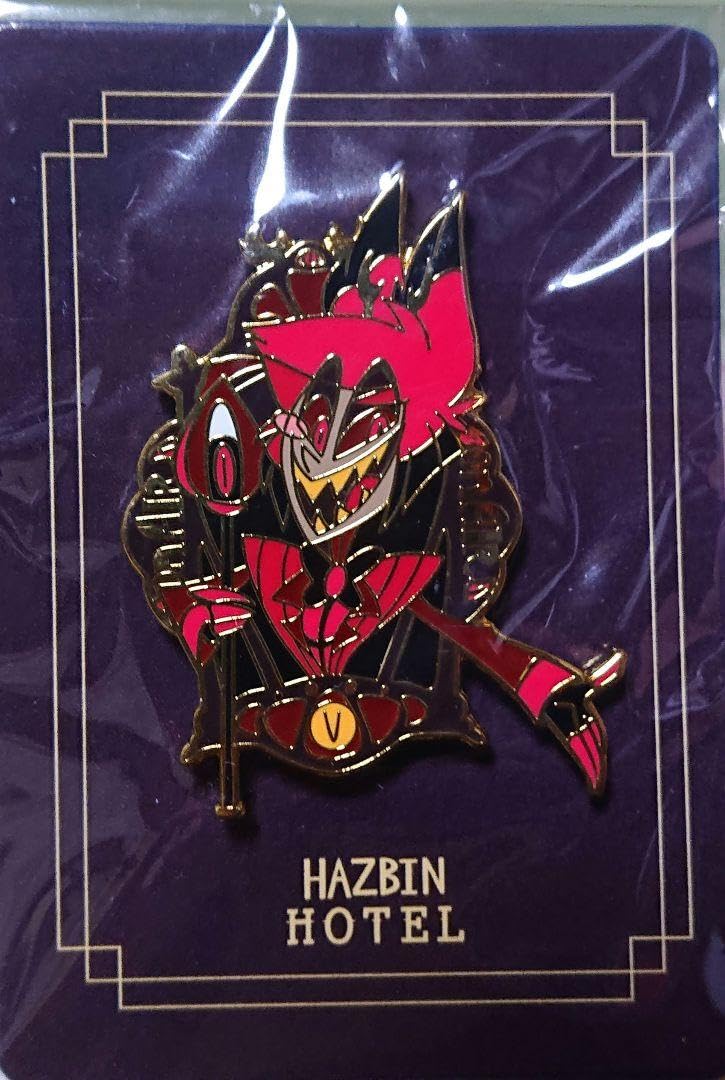 ハズビンホテル アラスター ピンバッジ Hazbin Hotel ハズビンホテル ピン バッジ アラスター 公式