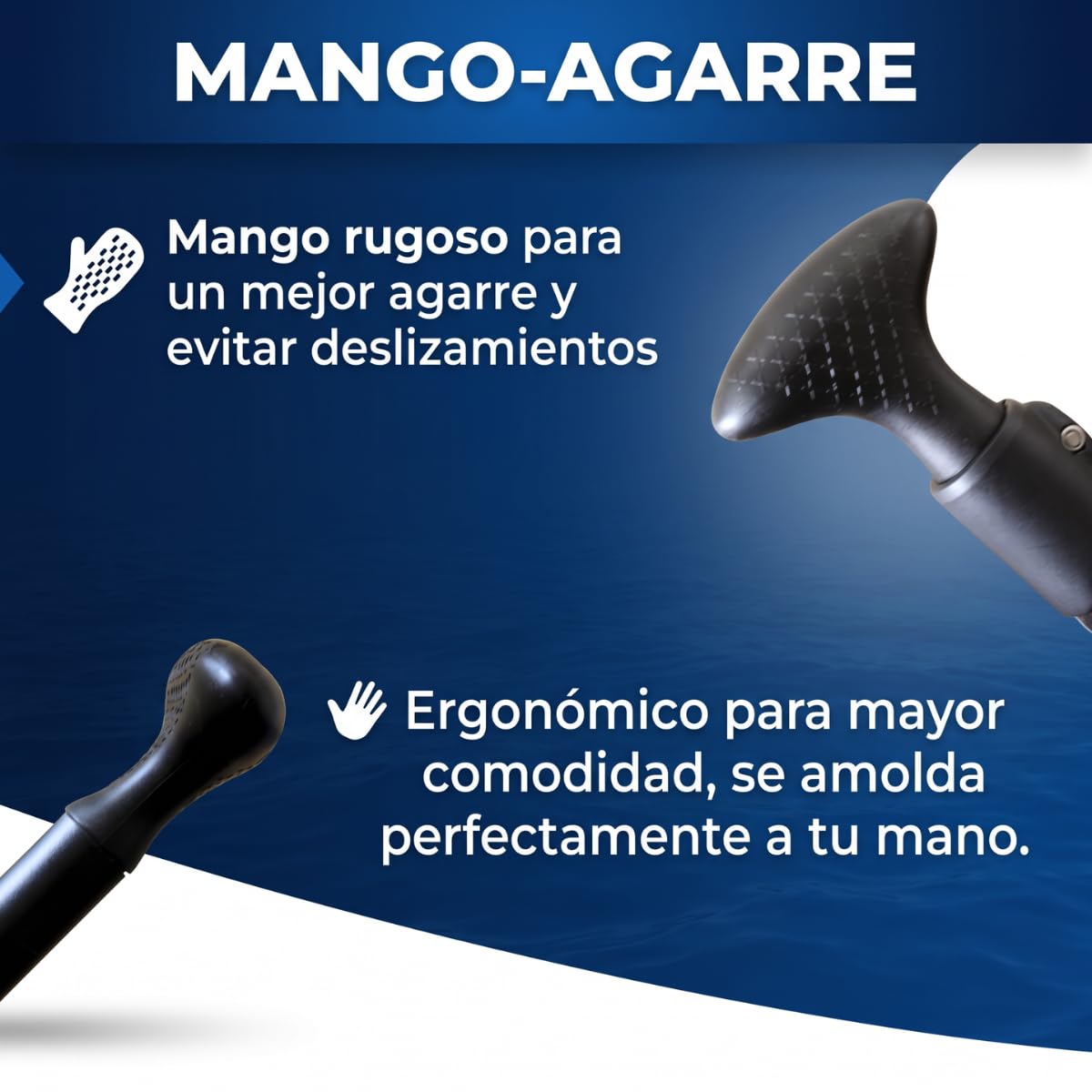 cavest Remo Paddle Surf Telescopico Ajustable, Remo De Paddle Surf Ligero Desmontable 3 Piezas.