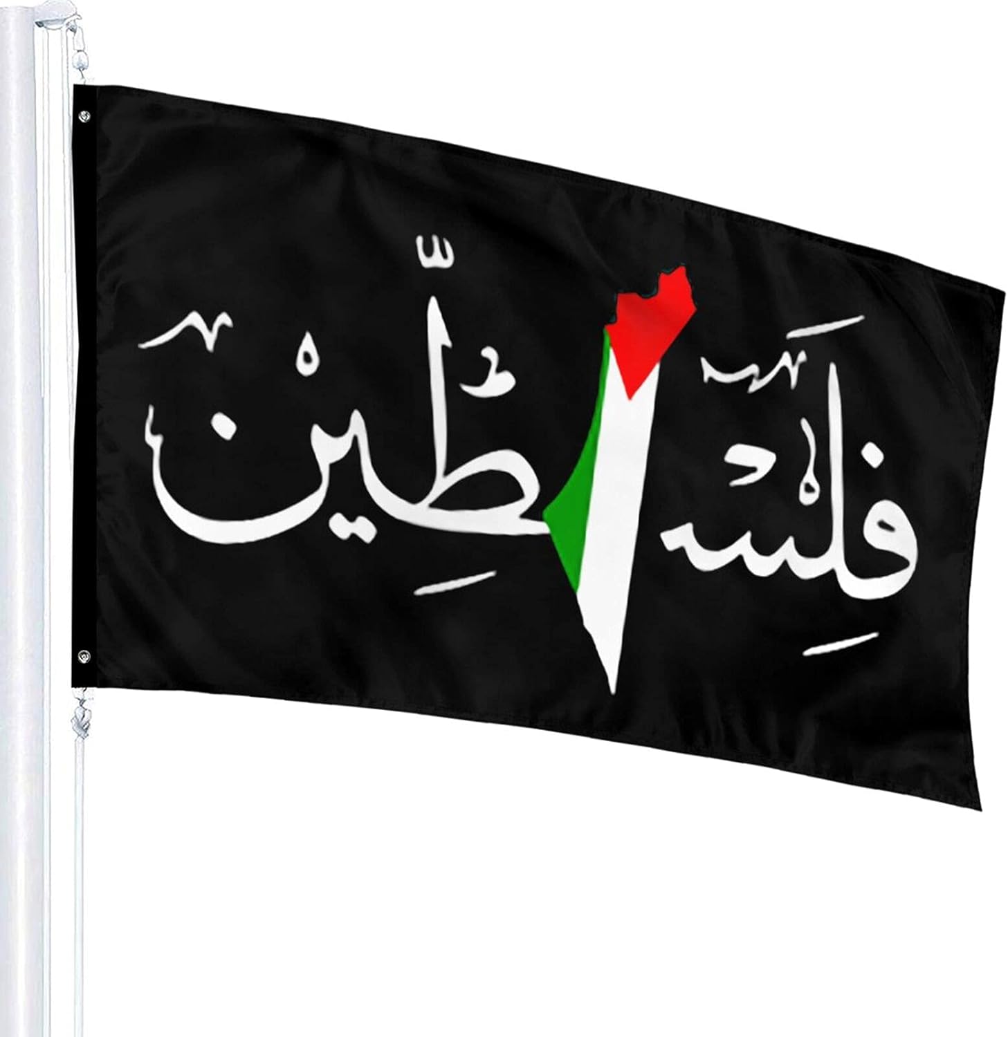 Buy Cellova Palestine Arabic Name With Palestinian Flag Map 3x5 Ft Flags Garden Flag American Flag Patriotic Outdoor Decoration With Brass Grommets Online In Indonesia B095253pqb