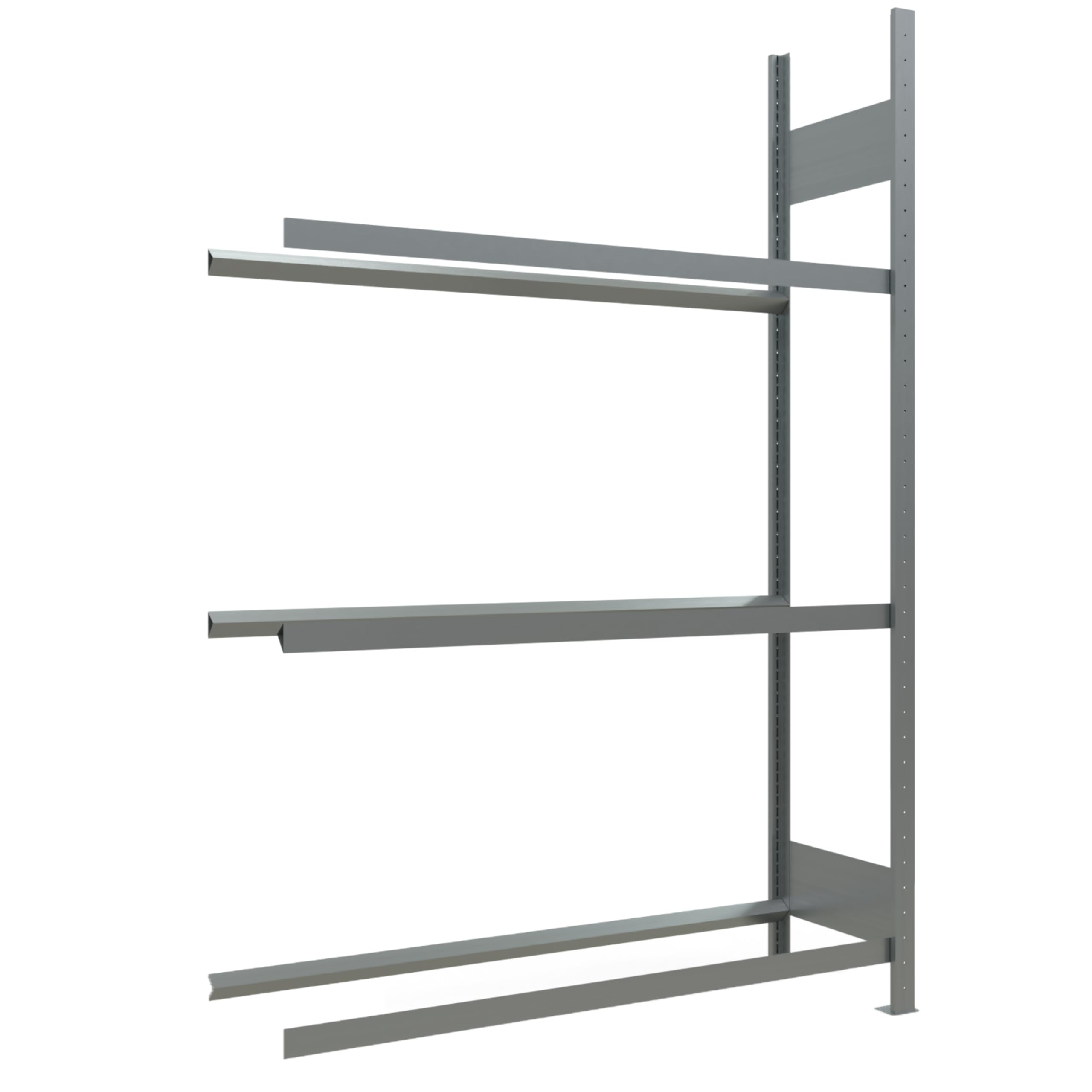 SCHULTE Lagertechnik Anbauregal, Räder-/Reifenregal | 2000 x 1300 x 400 mm (HxBxT), verzinkt, 3 Lagerebenen á 150 kg Fachlast pro Ebene
