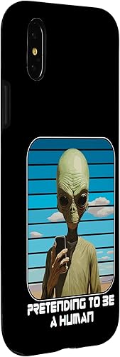 Miniatura 6 de iPhone 14 Pro Alien Pretending To Be A Human Halloween Women, Men, Kids Case