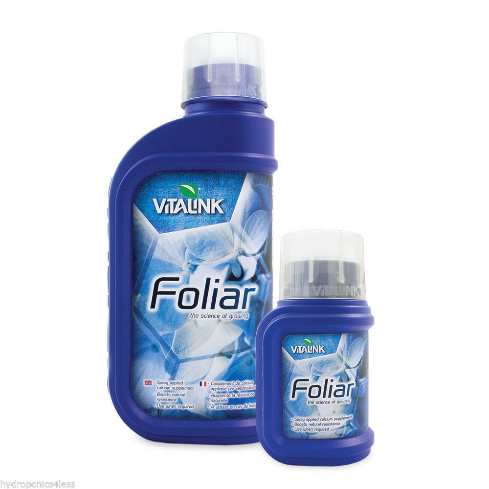 Vitalink Complete Additives Range Hydro Coco Soil Plant Nutrients Hydroponics (Foliar 1 Litre)