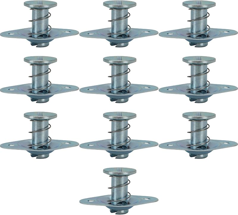 Fixadores de painel de 1/4 de volta Speedway Motors com ejeção automática, haste de 5/16" e comprimento de pega de 1,78 cm – Kit com 10