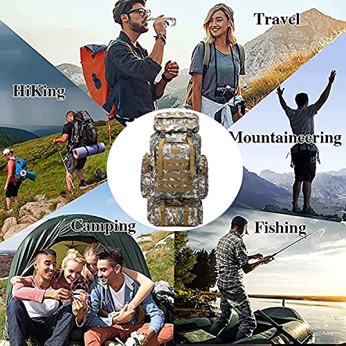 HYQW Zaino di Emergenza d'assalto da 80 Litri