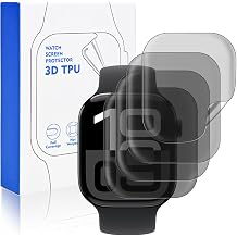 Privacy Screen Protector Compatible with Apple Watch Series 11/10 46 mm Self-Healing Soft TPU [Non-Glass] Screen Protector Anti-Scratch Sensitive Touch HD Film for iWatch Series 11 Pack of