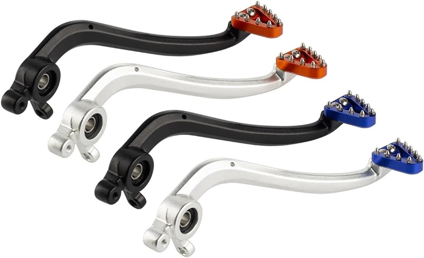 Forged Aluminum Brake Pedal Lever Fit for K-tm SX-F 250 350 450 SX125 07-15 XC XCW EXC EXC-F 125 200 250 300 350 450 500 530 08-16(Silvery SV)