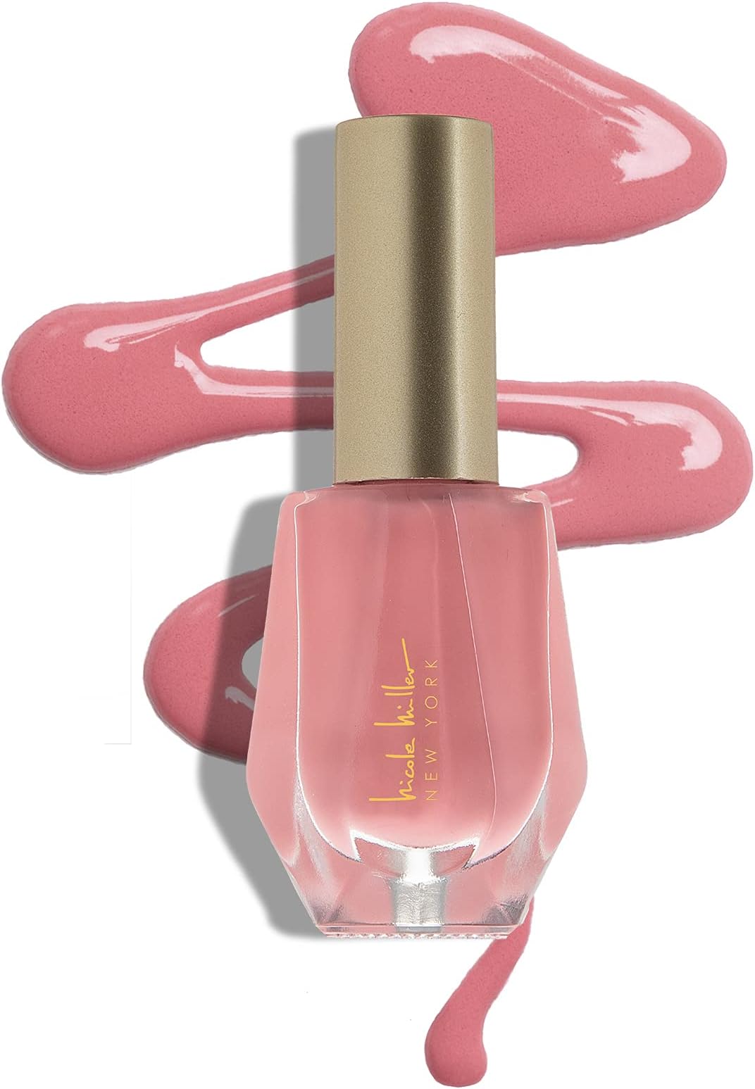 Nicole Miller Shimmery Nail Polish Collection - Long-Lasting Shine for Radiant Nails, Nude