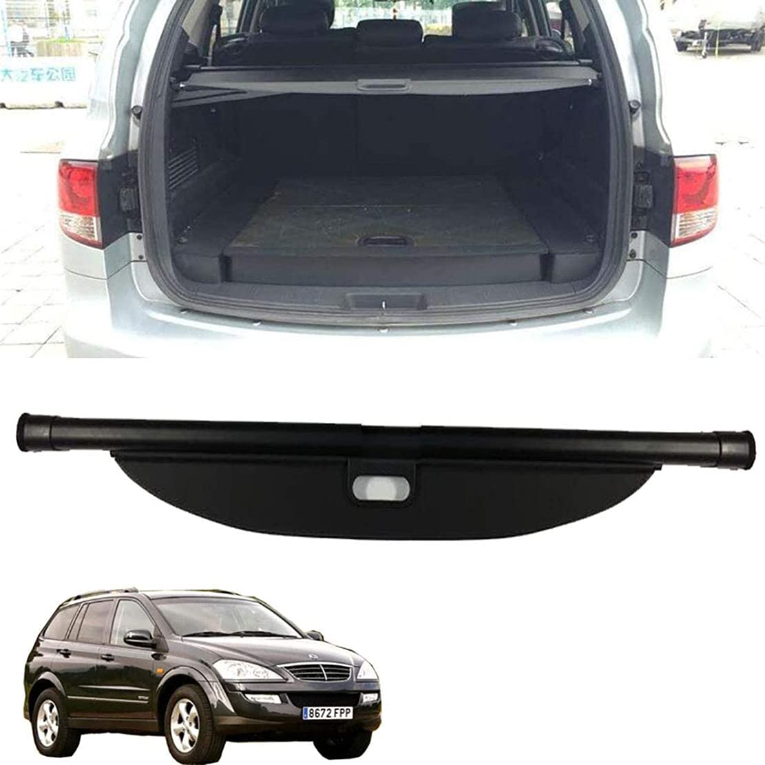 Buy for SsangYong Kyron 20072013 Car Retractable Rear Cargo Cover